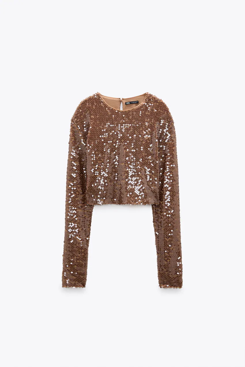 sequin top